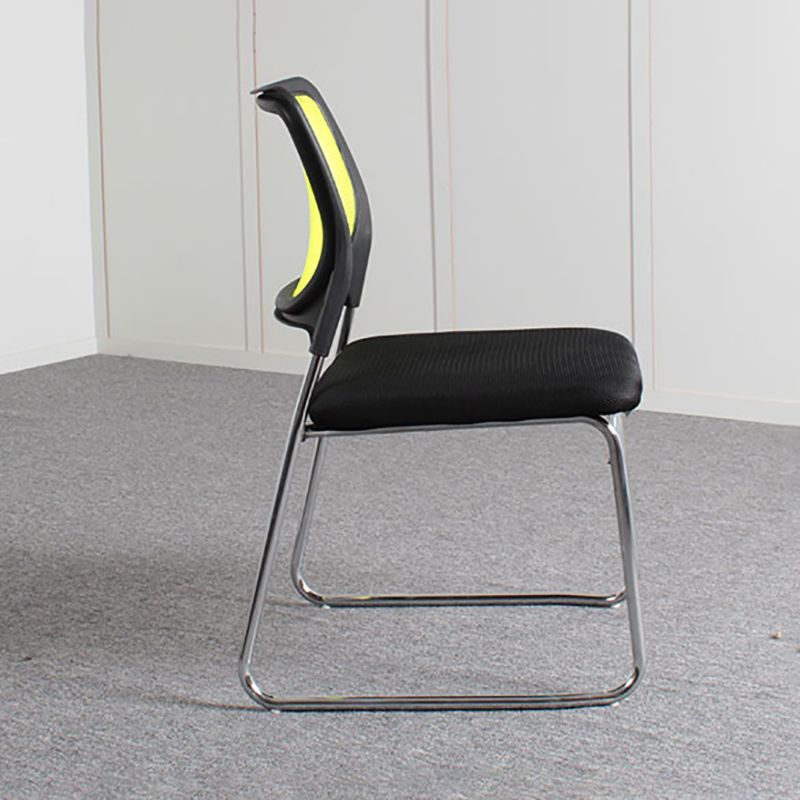 Modern Green Metal Desk Chair with Mid Back Home Office Chair Clearhalo 'furn' 'furn_office_chair' 'Furniture' 'furniture_office_chair' 'Office Chairs' 'Office Furniture' 'office_chair' 1200x1200_4657b0d0-5a1d-4a2e-8635-6a6ba47ae795