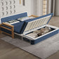 Scandinavian Blue Futon Sleeper Sofa Square Arms Futon and Mattress Clearhalo 'furn' 'furn_futons' 'Furniture' 'Futons & Daybeds' 'Futons' 'Living Room Furniture' 1200x1200_465832b2-fe36-4243-b8c9-42f8d9c7d70e
