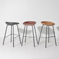 Contemporary Matte Finish Leather Barstool Low Back Home Stool Clearhalo 'Bar Furniture' 'Bar Stools' 'bar_stools' 'furn' 'furn_bar_stools' 'Furniture' 'furniture_bar_stools' 'Kitchen & Dining Furniture' 1200x1200_4658b10c-adca-4f5a-b21b-1e5a890c7583