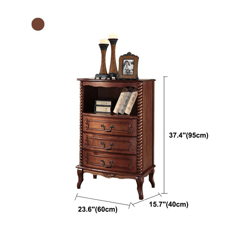 American Traditional Wood Lingerie Chest Brown Bedroom Vertical Dresser Clearhalo 'Bedroom Furniture' 'Dressers & Chests' 'dressers_chests' 'furn' 'furn_dressers_chests' 'Furniture' 1200x1200_465b3f9c-1557-4298-a460-ab440fac1c03
