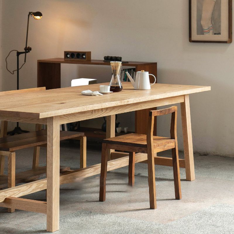 Bureau d'écriture de maison contemporaine Bureau de base en bois massif en bois massif