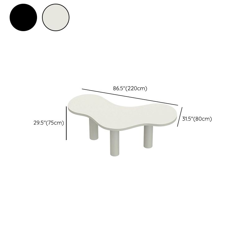 Escritorio de oficina de pino contemporáneo escritorio de formulario gratuito para la oficina