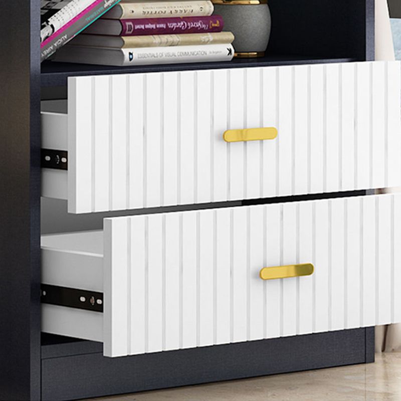 Contemporary Wood Bookshelf Standard Book Shelf for Home Office 11.8" Wide Clearhalo 'Bookcases' 'furn' 'furn_bookcases' 'Furniture' 'Office Furniture' 1200x1200_465e7c7f-2084-4329-a18e-995230714869