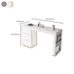 Stone Top Bar Stool Table Glam Style Rectangle Pub Table with Storage Clearhalo 'Bar Furniture' 'Bar Tables' 'bar_tables' 'furn' 'furn_bar_tables' 'Furniture' 'Kitchen & Dining Furniture' 1200x1200_465ee80d-0ad2-403c-a3ed-68545a3ed781