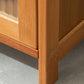 Cabinet contemporaneo di bamboo bamboo bamboo marrone con cassetto