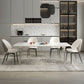 Modern Dining Set 1/4/5/7 Pcs Acrylic Pedestal Dining Table with Chairs Clearhalo 'Dining Room Sets' 'Dining Tables & Seating' 'dining_room_set' 'furn' 'furn_dining_room_set' 'Furniture' 'Kitchen & Dining Furniture' 1200x1200_466202fd-144b-486b-8082-5e2e917c38cb