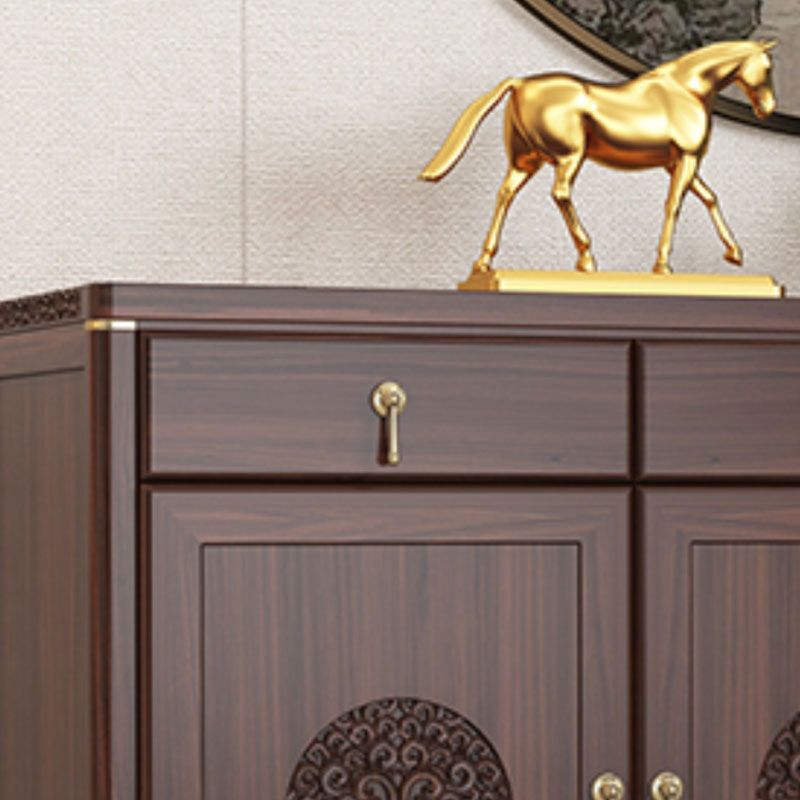 Modern Buffet Table Solid Wood Buffet Stand with Doors for Dining Room Clearhalo 'buffet_sideboard' 'Buffets & Sideboards' 'furn' 'furn_buffet_sideboard' 'Furniture' 'Kitchen & Dining Furniture' 1200x1200_46622b61-90c0-48f2-af82-37e070d8563d