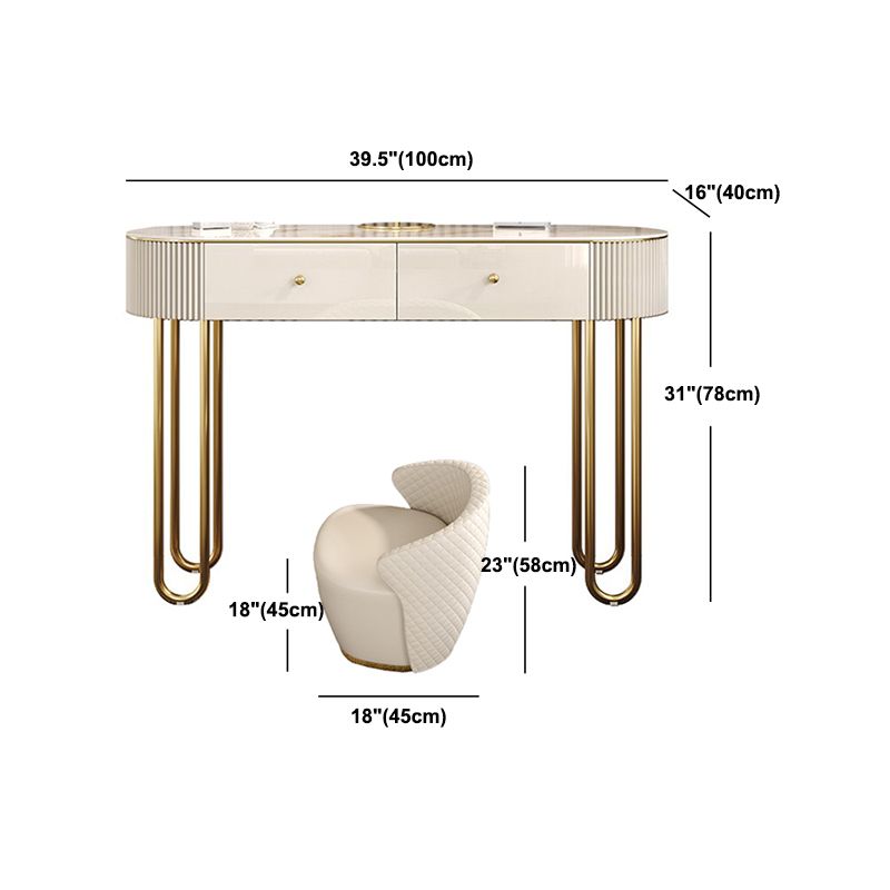 Vanité de bois de glamour