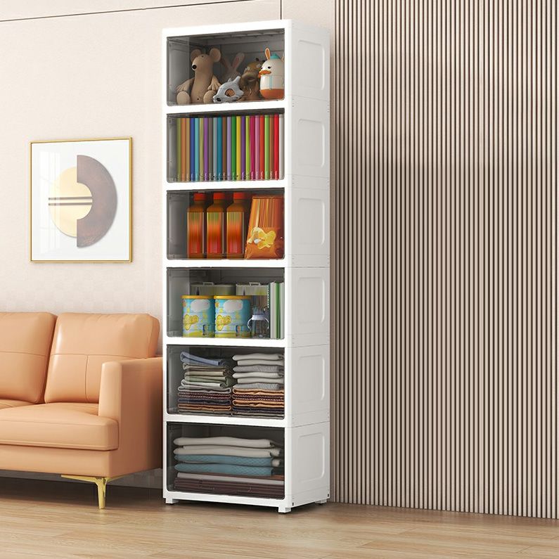 Armoire de garde-robe contemporaine avec des jambes en plastique non conservateur Armoire