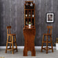 Traditional Indoor Bar Table Solid Wood Bar Table with Wine Glass Holders Clearhalo 'Bar Furniture' 'Bar Tables' 'bar_tables' 'furn' 'furn_bar_tables' 'Furniture' 'Kitchen & Dining Furniture' 1200x1200_4665468b-0b06-42d0-a447-8262cd73ab1f