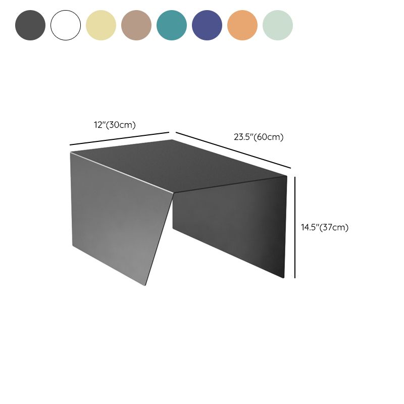 Mesa de trineo de trineo de mediados de siglo de la mesa del sofá metal de la mesa del sofá