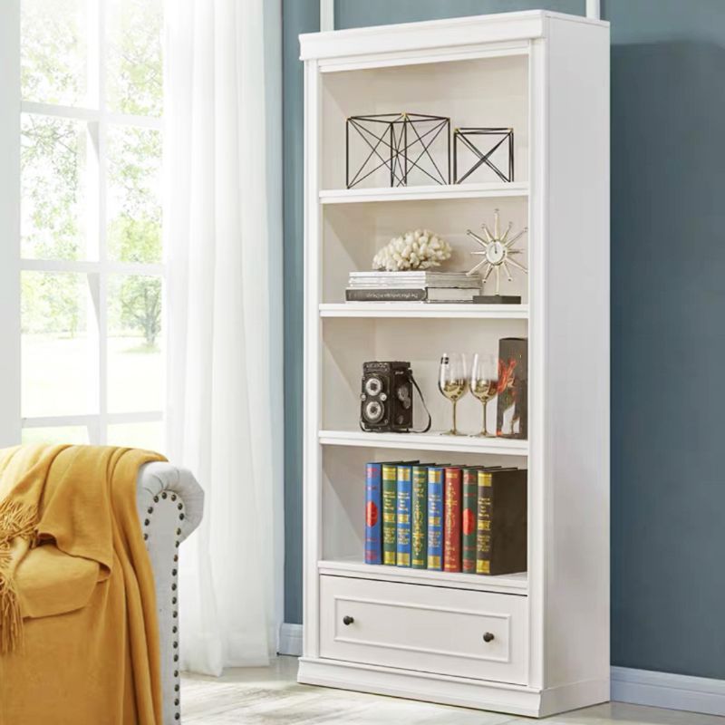 Scandinavian Style Bookcase with Drawers White Shelf Bookcase for Home and Office Clearhalo 'Bookcases' 'furn' 'furn_bookcases' 'Furniture' 'furniture_bookcases' 'kitchen' 'kitchen_bookcases' 'Living Room Furniture' 'Office Furniture' 1200x1200_4669e8f5-9ebf-4e5e-bac0-bf799b5bf7e5