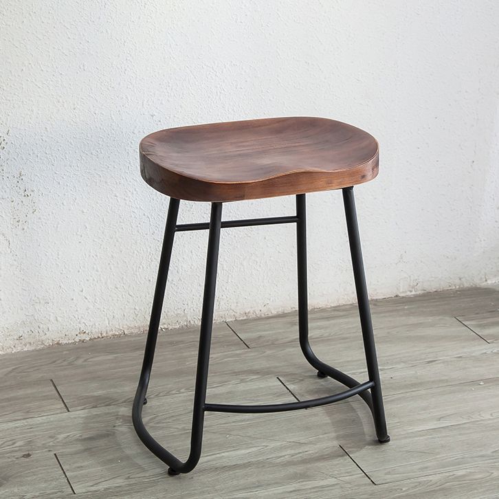 Modern Footrest Solid Wood Bar Stool Dessert Shop Backless Stool Clearhalo 'Bar Furniture' 'Bar Stools' 'bar_stools' 'furn' 'furn_bar_stools' 'Furniture' 'Kitchen & Dining Furniture' 1200x1200_466aaf3b-bd2d-41c2-83f0-746a96d78fae