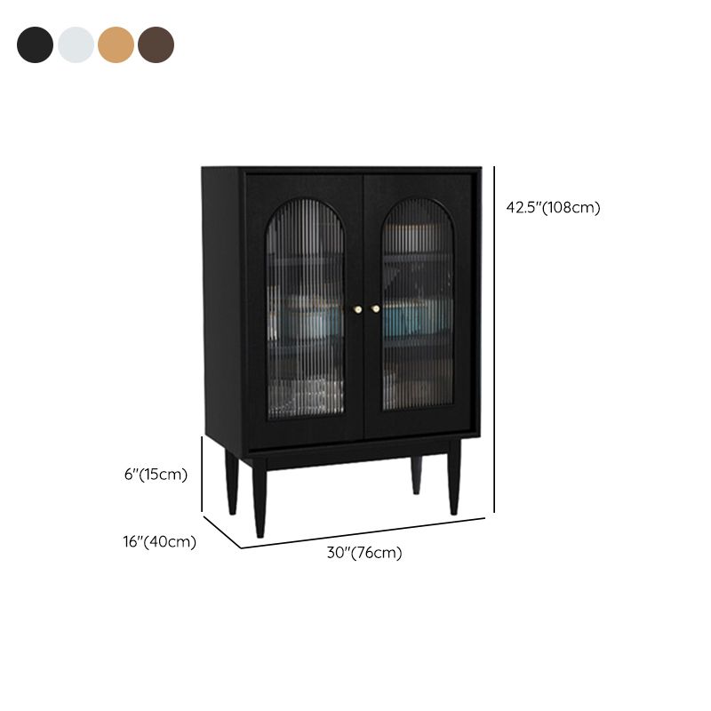 Tavolo da pranzo a buffet contemporaneo 42 "H tavolo laboard con armadi