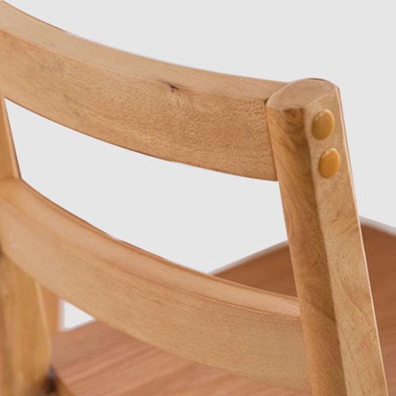 Café Simple Solid Wood Barstool taburete de bar con respaldo con respaldo