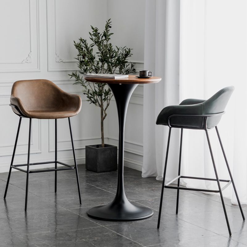 Bucket Low Back Bar Stool Leather Armed Counter Height Stools Clearhalo 'Bar Furniture' 'Bar Stools' 'bar_stools' 'furn' 'furn_bar_stools' 'furniture_bar_stools' 'Kitchen & Dining Furniture' 'kitchen&dining_furn' 'kitchen' 'kitchen_furn' Furniture' 1200x1200_46722650-56a0-4efb-bf6e-b8de7767b2ea