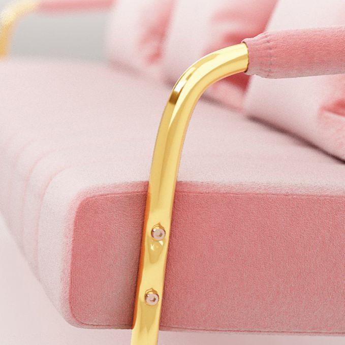 Contemporary Glam Velvet Sofa with Tuxedo Arm 58' Wide 72' High Clearhalo 'furn' 'furn_sofas' 'Furniture' 'furniture_sofas' 'kitchen' 'kitchen_sofas' 'Living Room Furniture' 'Sofa' 'sofas' 1200x1200_4675db6c-a6e7-4272-b436-5a4e84e072a2