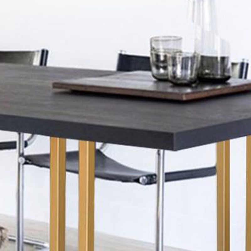 Rectangle Double Pedestal Dining Table Luxury Solid Wood Fixed Table Clearhalo ' dining_table' 'Dining Tables & Seating' 'Dining Tables' 'furn' 'furn_dining_table' 'Furniture' 'furniture_dining_table' 'Kitchen & Dining Furniture' 'kitchen&dining_furn' 'kitchen' 'kitchen_dining_table' 1200x1200_4679b3ed-a046-4140-8ac8-6ff9b071facb