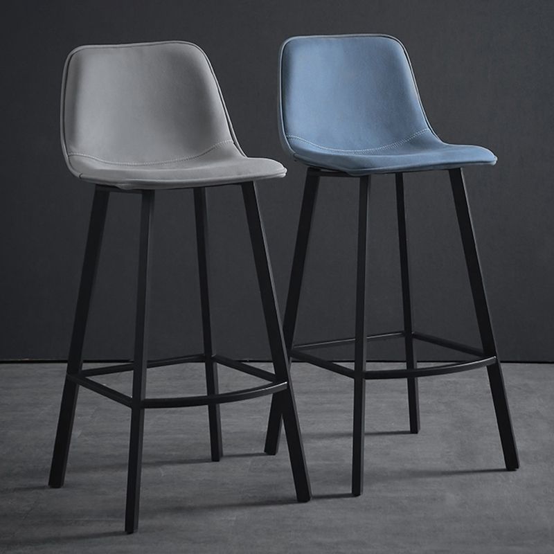 Industrial Style Bar-stool Iron Legs Counter Stool for Restaurant Bar Clearhalo 'Bar Furniture' 'Bar Stools' 'bar_stools' 'furn' 'furn_bar_stools' 'furniture_bar_stools' 'Kitchen & Dining Furniture' 'kitchen&dining_furn' 'kitchen' 'kitchen_furn' Furniture' 1200x1200_467a457a-6c7e-4d85-8d5b-8cc9319475c4