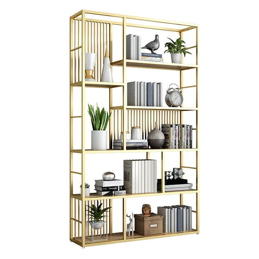 78.74"H Bookcase Contemporary Style Open Back Bookshelf for Home Office