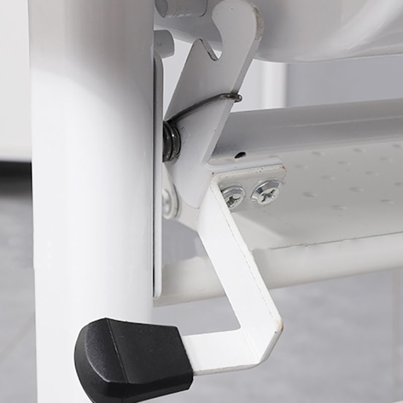 Scrivania rettangolare per ufficio bianco moderno scrivania in legno a forma T