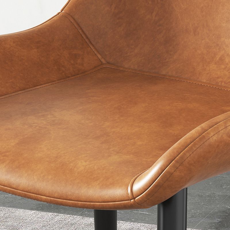 Metal Industrial Dining Side Chair Solid Back Dining Armless Single Chair Clearhalo ' kitchen&dining_furn' 'Dining Chairs' 'Dining Tables & Seating' 'dining_chair' 'furn' 'furn_dining_chair' 'Furniture' 'furniture_dining_chair' 'Kitchen & Dining Furniture' 'kitchen' 1200x1200_467b5f81-ee36-4de6-97c5-bc66788aa2ba