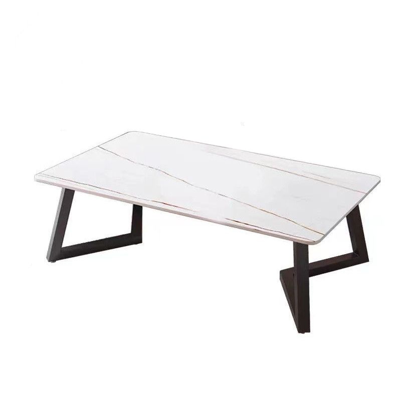 Single Slate Rectangle Coffee Table Modern Minimalist Coffee Table Clearhalo 'Coffee & Accent Tables' 'Coffee Tables' 'coffee_tables' 'furn' 'furn_coffee_tables' 'Furniture' 'Living Room Furniture' 1200x1200_467b8785-2d9a-480d-a1a6-880641e9bd39