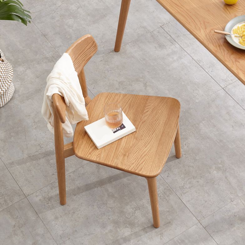 Esszimmer armloser Esstuhl Haus Holz offener Esstuhl