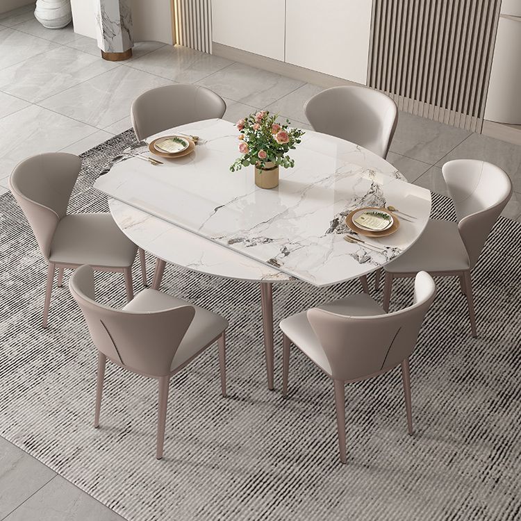 Contemporary 1/2/5/7 Pieces Dining Set Metal Dining Room Set for Small Space Clearhalo 'Dining Room Sets' 'Dining Tables & Seating' 'dining_room_set' 'furn' 'furn_dining_room_set' 'Furniture' 'furniture_dining_room_set' 'Kitchen & Dining Furniture' 1200x1200_4680a8fe-3a6c-4ed3-9775-91a2716afc82