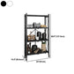 Industrial Folding Etagere Bookshelf Metal Open Bookshelf with Caster Wheels Clearhalo 'Bookcases' 'furn' 'furn_bookcases' 'Furniture' 'furniture_bookcases' 'kitchen' 'kitchen_bookcases' 'Living Room Furniture' 'Office Furniture' 1200x1200_4681383a-fc73-4020-b488-db0972fe44b4