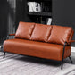 25.59" Wide Faux Leather Metal Frame Sofa 3 Seater Sofa for Living Room Clearhalo 'furn' 'furn_sofas' 'Furniture' 'Living Room Furniture' 'Sofa' 'sofas' 1200x1200_4681a03a-b436-43ee-9ae2-13b88eb6bbd3