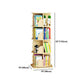 Scandinavian Style Bookshelf Closed Back Solid Wood Bookcase for Home Study Room Clearhalo 'Bookcases' 'furn' 'furn_bookcases' 'Furniture' 'furniture_bookcases' 'Office Furniture' 1200x1200_46825785-2b4f-4255-9e40-8e15e72047fa