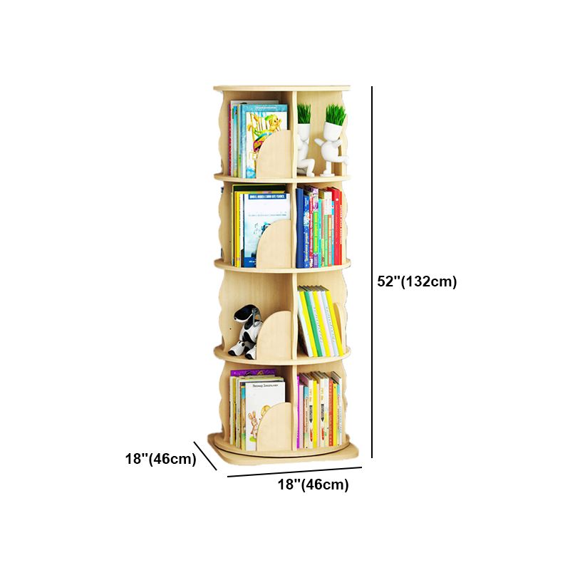Scandinavian Style Bookshelf Closed Back Solid Wood Bookcase for Home Study Room Clearhalo 'Bookcases' 'furn' 'furn_bookcases' 'Furniture' 'furniture_bookcases' 'Office Furniture' 1200x1200_46825785-2b4f-4255-9e40-8e15e72047fa