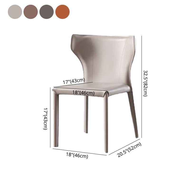 Modern Indoor-Outdoor Dining Room Chairs Wingback Parsons Armless Chair (Set of 2) Clearhalo ' kitchen&dining_furn' 'Dining Chairs' 'Dining Tables & Seating' 'dining_chair' 'furn' 'furn_dining_chair' 'Furniture' 'furniture_dining_chair' 'Kitchen & Dining Furniture' 'kitchen' 1200x1200_4682db80-04b8-4dad-b52e-b81f57811cf8