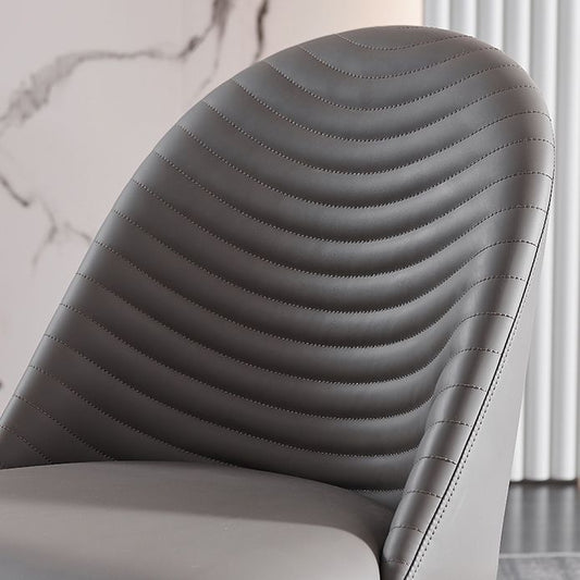 Faux Leather Dining Chair Parsons Upholstered Chair for Dining Room Clearhalo 'Dining Chairs' 'Dining Tables & Seating' 'dining_chair' 'furn' 'furn_dining_chair' 'Furniture' 'Kitchen & Dining Furniture' 1200x1200_46834be6-a01f-44cf-8527-1a27e34fb08c