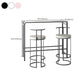 Industrial Bar Table Bar Height Rectangle Pub Table for Indoor and Breakroom