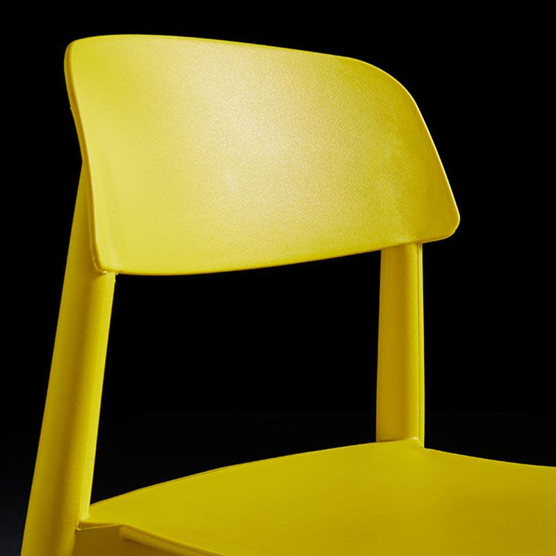 Scandinavian Design Open Back Dining Side Chairs Plastic Dining Armless Chair Clearhalo ' kitchen&dining_furn' 'Dining Chairs' 'Dining Tables & Seating' 'dining_chair' 'furn' 'furn_dining_chair' 'Furniture' 'furniture_dining_chair' 'Kitchen & Dining Furniture' 'kitchen' 1200x1200_4686905b-9b72-4e74-badc-b0c03d827c1e