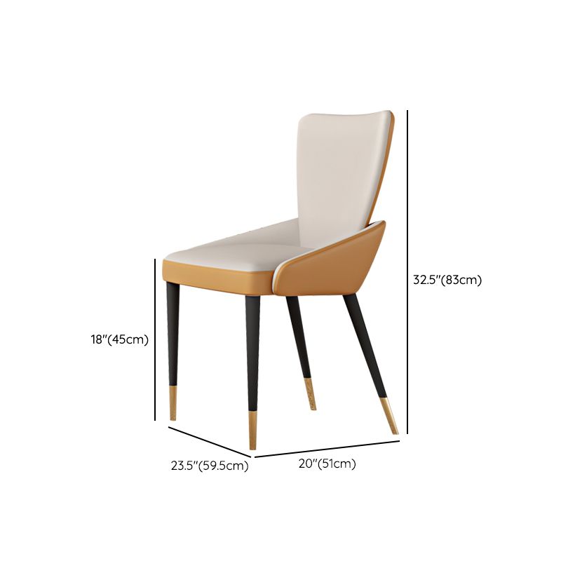 Eigentijdse stijl armstoel metalen eetkamerstoel voor thuis