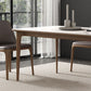 Solid Wood Mid-Century Modern Table Rectangular Sintered Stone Top Table for Dining Room Clearhalo ' dining_table' 'Dining Tables & Seating' 'Dining Tables' 'furn' 'furn_dining_table' 'Furniture' 'furniture_dining_table' 'Kitchen & Dining Furniture' 'kitchen&dining_furn' 'kitchen' 'kitchen_dining_table' 1200x1200_468886de-b848-483a-bcb5-43fdf204bb71
