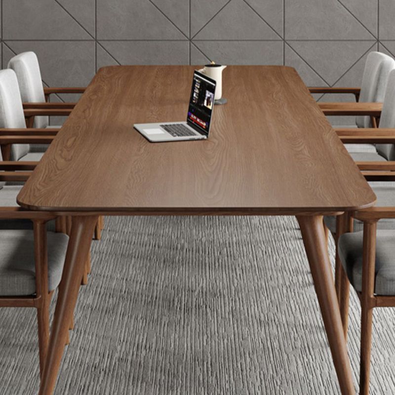 Pine Wood Top Dining Table Contemporary Dining Table with 4 Legs Clearhalo 'Dining Tables & Seating' 'Dining Tables' 'dining_table' 'furn' 'furn_dining_table' 'Furniture' 'furniture_dining_table' 'Kitchen & Dining Furniture' 1200x1200_4688e0cb-2923-4312-8d1e-db6d33274598