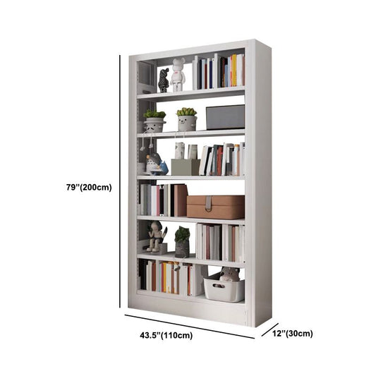 棚付きの長方形のオープンブックケースモダンなエタゲールの本棚