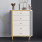 Glam Bedroom Chest Stone 16"Wide Storage Chest with Metal Legs Clearhalo 'Bedroom Furniture' 'Dressers & Chests' 'dressers_chests' 'furn' 'furn_dressers_chests' 'Furniture' 1200x1200_468b6fbb-5e68-40fc-a6d1-74cb692ef953