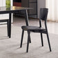 Contemporary Wood Dining Chair Open Back Dining Side Furniture in Matte Finish for Indoor Clearhalo 'Dining Chairs' 'Dining Tables & Seating' 'dining_chair' 'furn' 'furn_dining_chair' 'Furniture' 'Kitchen & Dining Furniture' 1200x1200_468d4eea-c610-419e-9dae-7201e25aa0c1