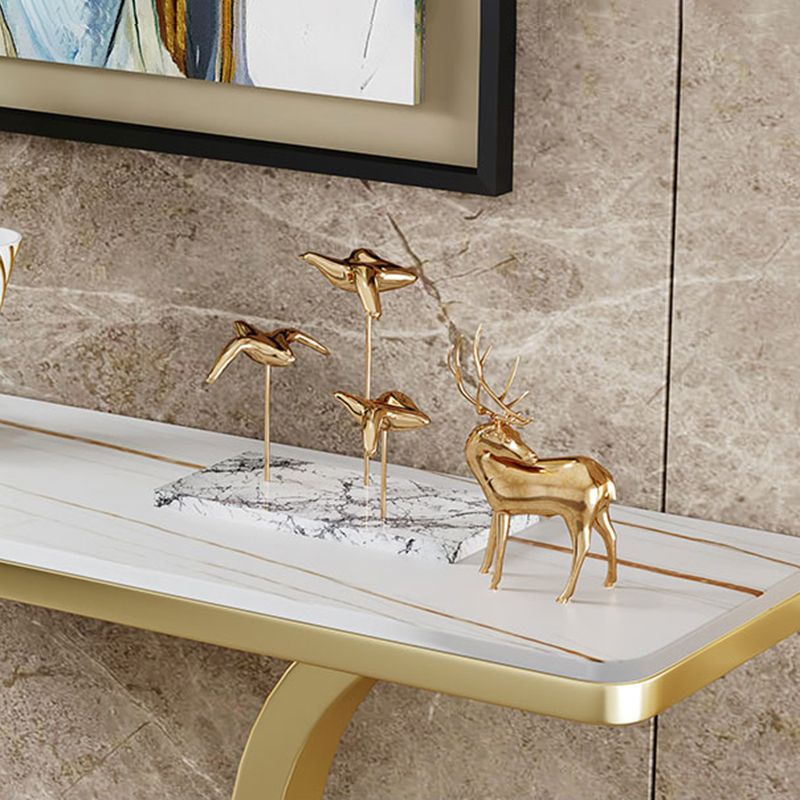 Tabella accento console Hihg da 36 pollici- Tabella della console rettangolo di pietra