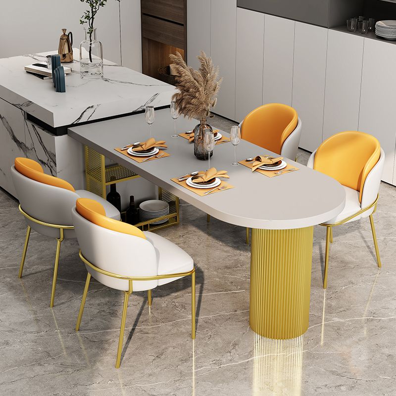 Metal Contemporary Freeform Dining Table Pine Solid Wood Top Table Clearhalo ' dining_table' 'Dining Tables & Seating' 'Dining Tables' 'furn' 'furn_dining_table' 'Furniture' 'furniture_dining_table' 'Kitchen & Dining Furniture' 'kitchen&dining_furn' 'kitchen' 'kitchen_dining_table' 1200x1200_4698ebd6-9a7a-4f9b-ba7d-0d1665f8e1ab