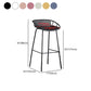 Contemporary Footrest Metal Barstool Matte Finish Restaurant Stool Clearhalo 'Bar Furniture' 'Bar Stools' 'bar_stools' 'furn' 'furn_bar_stools' 'Furniture' 'furniture_bar_stools' 'Kitchen & Dining Furniture' 1200x1200_469b29b7-4374-41e6-a977-aa29dd2fb7a6