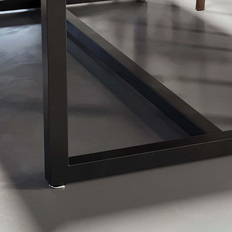 Industrial 29.53" Tall Writing Desk Solid Wood Rectangle Office Desk Clearhalo 'furn' 'furn_office_desk' 'Furniture' 'Office Desks' 'Office Furniture' 'office_desk' 1200x1200_469b2d45-9f7c-496d-ab0e-51efa96d068a