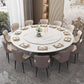 Contemporary 1/4/5/7/9/13 Pieces Furniture Round Stone Dining Set in White Clearhalo 'Dining Room Sets' 'Dining Tables & Seating' 'dining_room_set' 'furn' 'furn_dining_room_set' 'Furniture' 'Kitchen & Dining Furniture' 1200x1200_469c0fb0-6e5e-44c0-9ee1-88a9ed1c5795