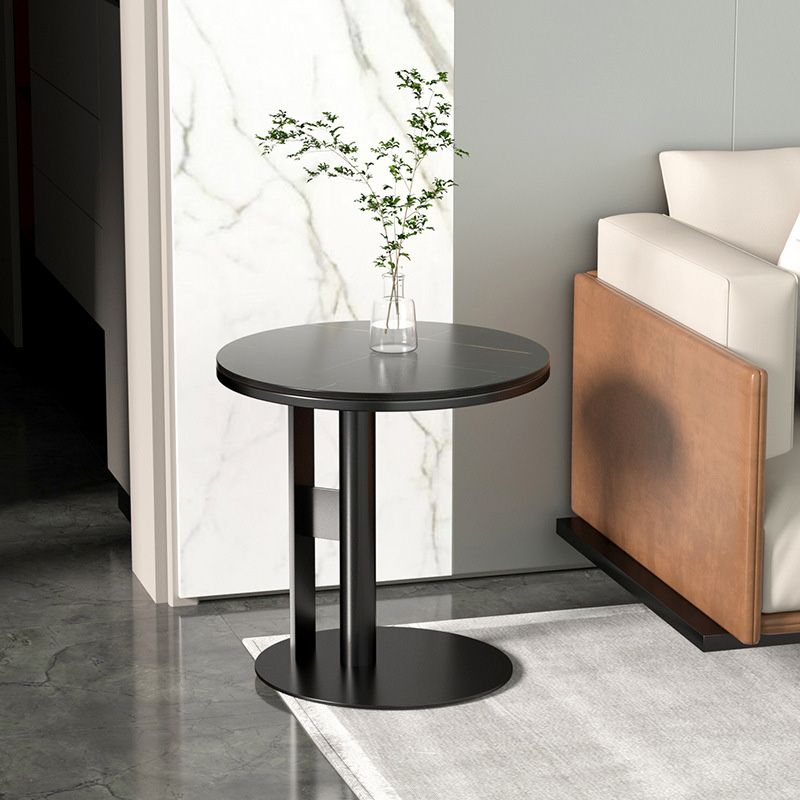 Modern End Table Round Minimalist Side End Table for Living Room