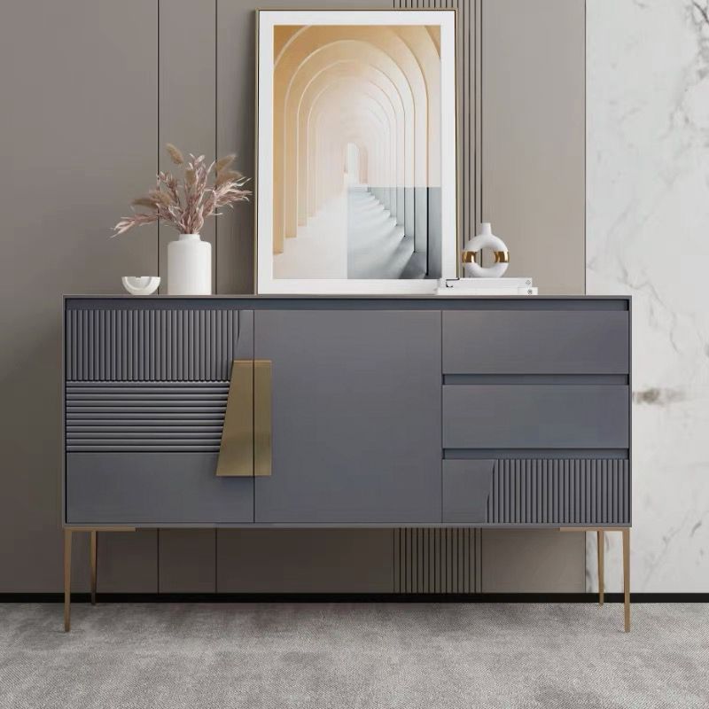 Restangle de rangement de style luxe Rectangle Armoire du buffet